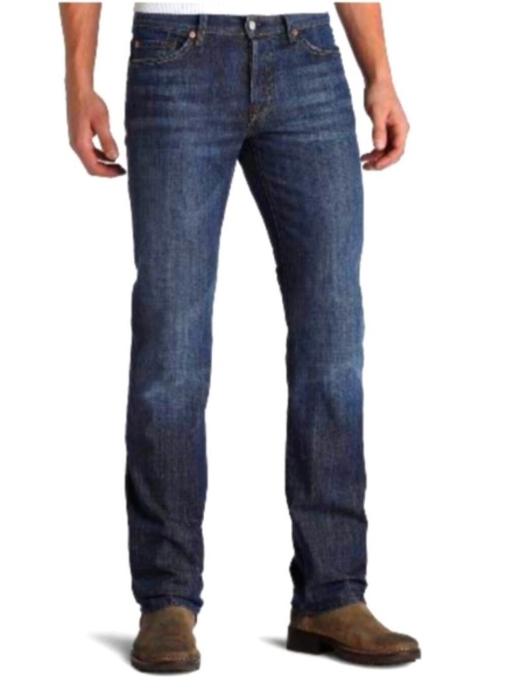 7 for All Mankind Men's Standard Straight Jeans Classic 32x26